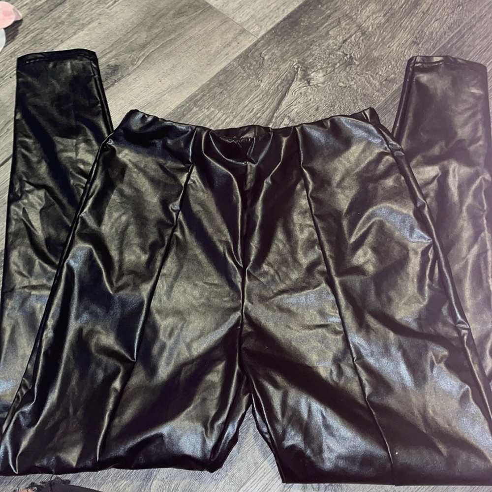 Shein leather pants